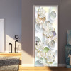 3D Wallpaper Modern Fashion Stereo Circle Flowers Photo Murals Living Room Bedroom Door Sticker PVC Wallpaper Papel De Parede 3D