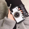 3D Camera With Long Strap Rope Back Cover For iPhone 8 7 6s plus Phone Cases Old Vintage Styles Soft Silicone For Apple iphone X