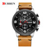 CURREN 8288 Top Luxury Brand Men Watches Men's Sports Quartz Clock Man Leather Army Military Wristwatch Relogio Masculino Gifts