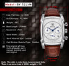 BENYAR Sports Military Men Watches 2024 Top Luxury Brand Man Chronograph Quartz-watch Leather Army Male Clock Relogio Masculino