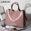  LAN LOU Genuine Leather Shoulder bag Ladies Vintage HandBags Luxury Women bag Designer Brand Bags for women 2018 crossby bags  
