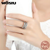 100% Authentic 925 Sterling Silver Delicate Sentiments Bow Finger Rings Original Luxury Ring Fine Jewelry SDP7189