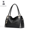 FOXER Women's Genuine Leather bag fashion color portable Cowhide shoulder bag Women handbag Female bags