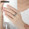 High Quality 100% 925 Sterling Silver Dazzling Daisy Meadow Stackable Ring For Women Luxury Original Jewelry Gift SDP7122