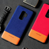 For Samsung Galaxy S7 S8 S9 Plus case Cowhide and Suede Stitching Back Cover For Samsung A3 A7 A8 A5 J3 J5 J7 2017 Note 8 9 case