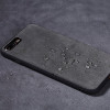 Low-key luxury Genuine leather Phone case For iPhone 7P case Suede leather back cover For 6 6S 7 8 Plus X 5 5S SE cases