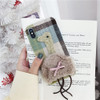 3D Cartoon Phone Cases For iPhone 7 8 Plus 6 6s X Xs Max XR Suede Deer Bird Doll Furry Shockproof Cute Grid Fitted Cases SI87