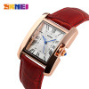 SKMEI Brand Women Fashion Casual Quartz Watch Elegant Retro Lady Watches Female Leather Strap Relogio Feminino Wristwatches 1085