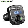 Onever FM Transmitter Aux Modulator Bluetooth Handsfree Car Kit Car Audio MP3 Player with 3.1A Quick Charge Dual USB Car Charger