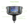 Bluetooth FM Transmitter Car FM Modulator Hands-free Call MP3 Player Support 3.4A Dual USB Fast Charging 