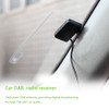 Onever DAB Receiver Bluetooth Car Kit Music Player FM Transmitter 2.1A Dual USB Car Charger Support TF Card/Max 32G DC 12-24V