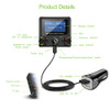 Onever DAB Receiver Bluetooth Car Kit Music Player FM Transmitter 2.1A Dual USB Car Charger Support TF Card/Max 32G DC 12-24V