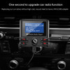 Onever DAB Receiver Bluetooth Car Kit Music Player FM Transmitter 2.1A Dual USB Car Charger Support TF Card/Max 32G DC 12-24V