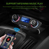 Onever Car FM Transmitter Modulator MP3 Player Bluetooth 4.0 Hands-free Stereo Audio Receiver Adapter with USB Charging Port