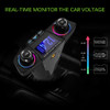 Onever Car FM Transmitter Modulator MP3 Player Bluetooth 4.0 Hands-free Stereo Audio Receiver Adapter with USB Charging Port