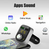 Deelife FM Transmitter Modulator Bluetooth Car Radio Handsfree Car Kit Audio MP3 Player Quick Charge 3.0 Dual USB Car Charger