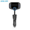 ANLUD Bluetooth FM Transmitter QC3.0 Dual USB Car Quick Charge Handsfree Car Kit Aux Modulator FM Radio Audio TF AUX MP3 Player
