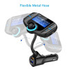 ANLUD Bluetooth FM Transmitter QC3.0 Dual USB Car Quick Charge Handsfree Car Kit Aux Modulator FM Radio Audio TF AUX MP3 Player
