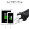 Onever FM Transmitter Bluetooth Handsfree Car Kit with Magnetic Base SD/TF Card Read MP3 Player Dual USB Charger For Phone DVR