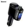 Baseus 3.4A Dual USB Car Charger For iPhone Bluetooth FM Transmitter Car Kit MP3 Player FM Modulator Fast Mobile Phone Charger