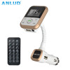 ANLUD Bluetooth Car Kit MP3 Player Handsfree Wireless FM Transmitter Radio Adapter USB Charger LCD Remote Control FM Transmitter