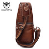 BULL CAPTAIN 2017 Fashion Genuine Leather Crossbody Bags men casual messenger bag Small Brand Designer Male Shoulder Bag 019