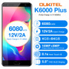 Oukitel K6000 Plus 5.5" FHD MTK6750T Octa Core 4G Mobile Phone Android 7.0 4GB+64GB 16MP Cam 6080mAh Quick Charge Fingerprint ID