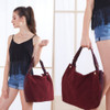 Nico Louise Women Real Split Suede Leather Hobo Bag New Design Female Leisure Large Shoulder Bags Shopping Casual Handbag Sac