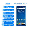 OUKITEL K5000 21MP+16MP Smartphones 5.7'' 5000mAh Android 7.0 MTK6750T Octa Core RAM 4GB ROM 64GB Dual SIM OTG 4G Mobile Phones