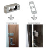 RAYKUBE Electronic Lock Wireless Keyless Anti-theft Invisible Lock For Doors Intelligent Lock With Remote Control Key R-W39