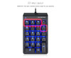 MOTOSPEED K22 Mechanical Numeric Keypad Wired 22 Keys Mini Numpad Backlight Keyboard Extended Layout for Cashier Red Switch