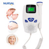 NURSAL Fetal Doppler Detector Pocket Baby Fetal Heartbeat Monitor With SpO2 Probe LCD Screen Portable Accurate Fetal Doppler