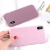 Lovebay Soft Plush Phone Case For Apple Iphone 8 7 6 6S Plus For Iphone X XR XS Max Winter Warm Fur Furry Cover Christmas Gift