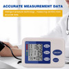 NURSAL Portable Arm Blood Pressure Monitor Medical Sphygmomanometer Monitors Health Care Heart Rate Detection Memory Function