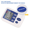 NURSAL Portable Arm Blood Pressure Monitor Medical Sphygmomanometer Monitors Health Care Heart Rate Detection Memory Function