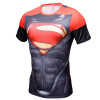 Mens Compression Shirt Superhero Superman Capitan America Iron Man 3D T Shirt Clothing G ym Fitness Men Short T-Shirt