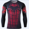 New Superhero Superman/Batman/Spiderman Men Long Sleeve T Shirt Compression Tights Tops Fitness T-shirt