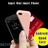 Super mini smartphone Android smart phone original SOYES 7S Quad Core 1GB+8GB 5.0MP unlocked mobile cell phone  free case gift