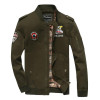 New Spring and Autumn Men Jacket Bomber Slim Fit Casaul Jackets and Coats Air Force One for Aeronautica Militare
