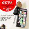 2019 New SOYES XS Mini Smartphone 2GB+16GB Android 7.0 1580mAh 4G Mobile Wifi GPS Glass Body Backup Cellphone PK 7S Melrose S9