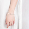 Super Fairy Gentle Retro Double Natural Freshwater Pearl S925 Sterling Silver Bracelet Temperament Dating Bracelet Gift Female