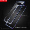 LUPHIE Magnetic Metal Case For Samsung Galaxy S9 S8 Plus Note 8 9 Magnet Case Bumper Clear Glass Cover For Samsung Note 9 8 Case