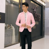Fashion Blazer Men 2024 New Spring Autumn Clothing Candy Colors Blazer masculino Casual Slim Fit Wild terno Men's Suit Jacket