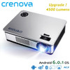 CRENOVA Newest Home Theater Projectors For Full HD 4k Android Projector With WIFI Bluetooth High Quality Proyector Beamer