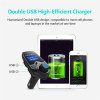 ANLUD Bluetooth Wireless Car Mp3 Player Handsfree Car Kit FM Transmitter A2DP 5V 2.1A USB Charger LCD Display Car FM Modulator