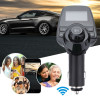 ANLUD Bluetooth Wireless Car Mp3 Player Handsfree Car Kit FM Transmitter A2DP 5V 2.1A USB Charger LCD Display Car FM Modulator