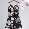  New Sexy Women's Floral Satin Silk Lace Nightgowns Paddad Push-Up Lingerie Nightdress Sleepwear