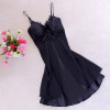 Women's Sexy Lace Short Nightgowns Chiffon Spaghetti Straps Sleepwear Pyjamas For Women