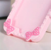 Lovely 3D Cartoon Hello kitty My Melody Bow Pink Capa Soft Silicone Phone Case For iPhone X XS Max XR 8 7 Plus 5 S SE 6 6S 6Plus