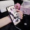 For Samsung Galaxy S8 Plus S6 S7 edge S9 S9 plus Phone Case Lovely Hello Kitty Mickey Mouse With Mirror PC + TPU Back Cover 